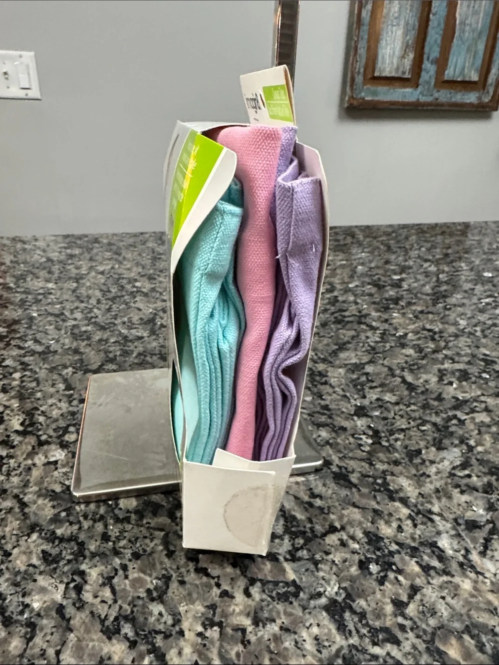 Canvas totes for crafting Pastel Turquoise pink and purple Canvas Tote - 3 Pack